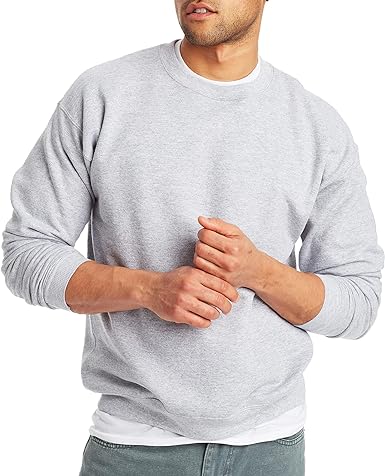 Men's Fleece Sweatshirt Light Steel